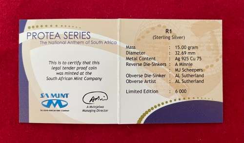 R1 Silver `National Anthem`