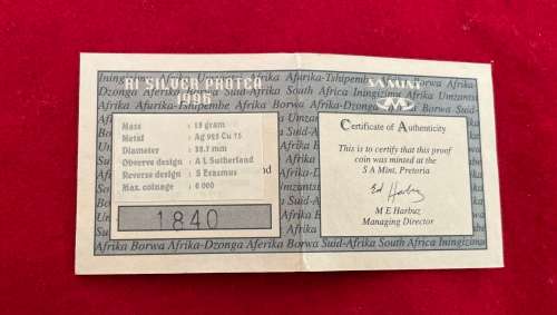 R1 Silver Proof `Constitution` 1996