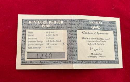 R1 Silver Proof `Constitution` 1996