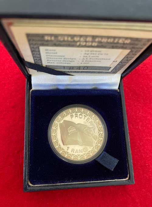 R1 Silver Proof `Constitution` 1996