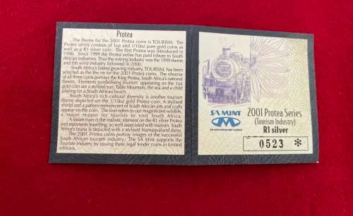 R1 Silver Proof `Tourism Industry`