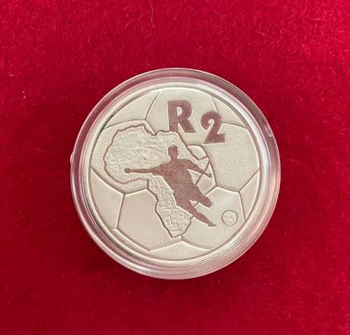 R2 Silver Proof `Soccer` 1oz