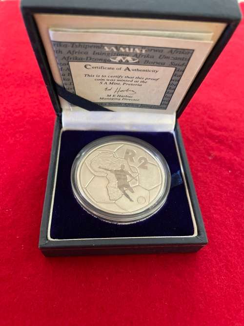 R2 Silver Proof `Soccer` 1oz