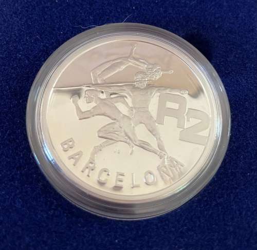 R2 Silver Proof `Barcelona` 1992 1oz