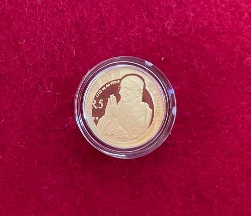 R5 Gold 1/10oz Proof `Mahatma Ghandi`