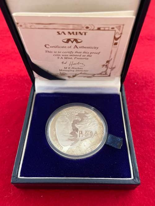 R1 Silver Proof Protea 1997