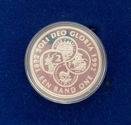 R1 Silver Proof `Soli Deo Gloria` 1992