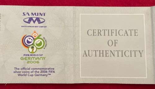 R2 Silver Proof `Fifa World Cup Germany` 2006