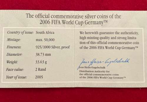 R2 Silver Proof `Fifa World Cup Germany` 2006