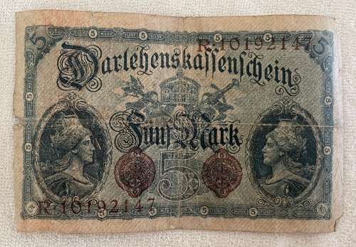 German Bank Notes Pre WW1