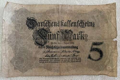 German Bank Notes Pre WW1