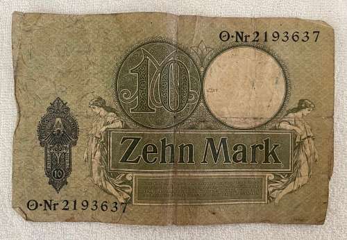 German Bank Notes Pre WW1