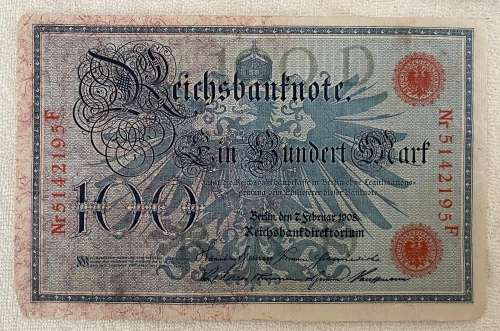 German Bank Notes Pre WW1
