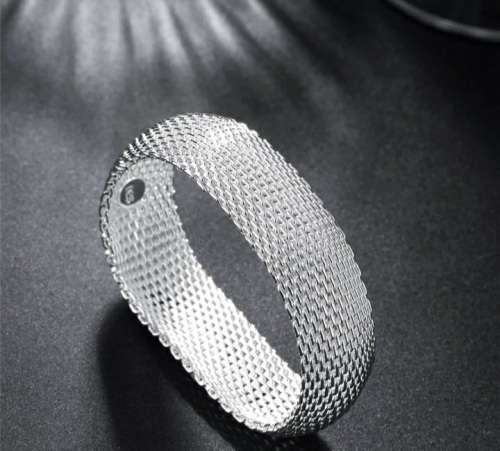 925 Silver Mesh Bangle