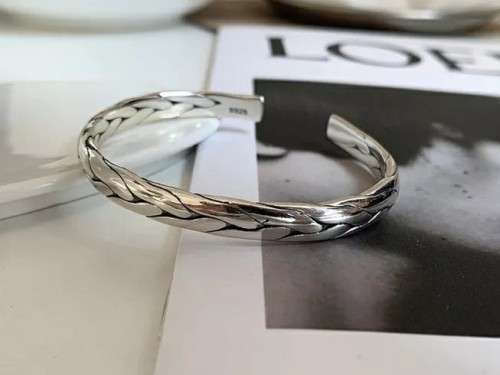 925 Silver Twisted Bracelet