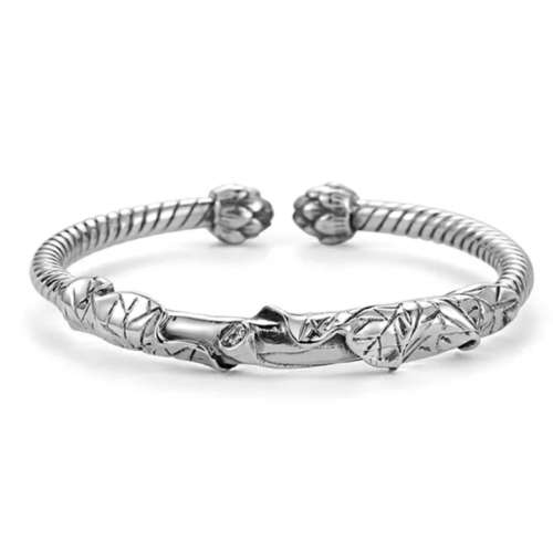 925 Silver Lotus Unisex Bangle