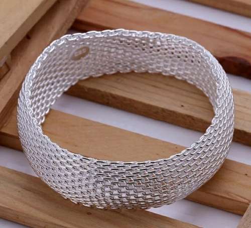 925 Silver Mesh Bangle
