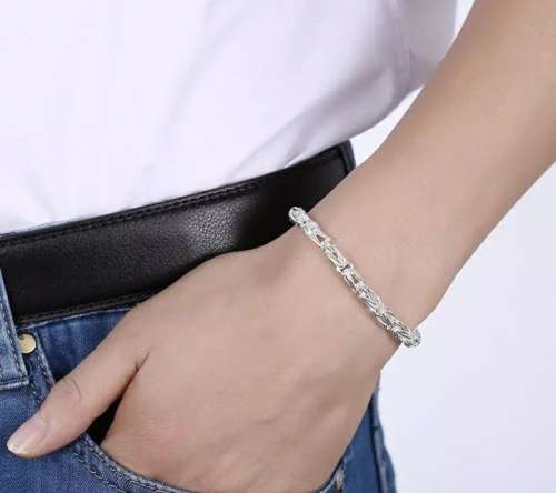 925 Silver Multi Circle Bracelet