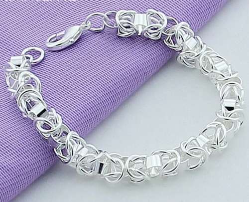 925 Silver Multi Circle Bracelet