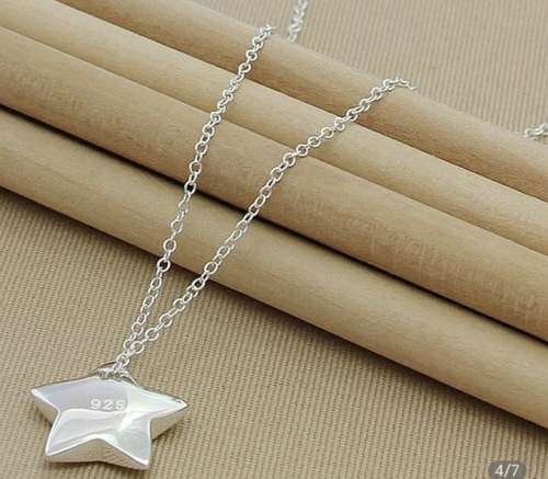 925 Silver Star Necklace