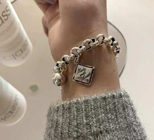 925 Silver Charms Bracelet.