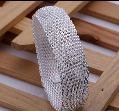 925 Silver Mesh Bangle