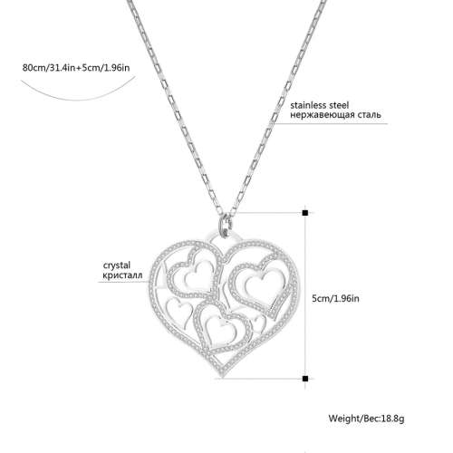 Stainless Steel Heart Necklace