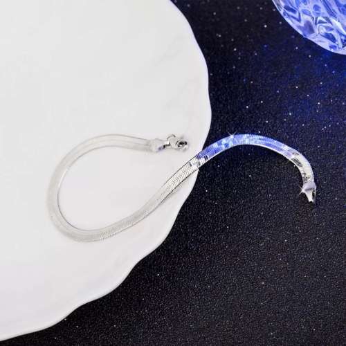 925 Silver 4mm Snake Chain Bracelet