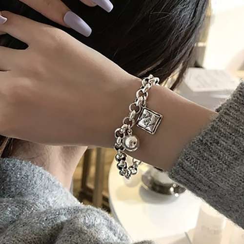 925 Silver Charms Bracelet.