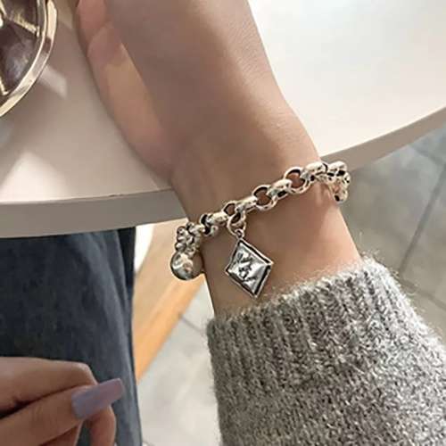 925 Silver Charms Bracelet.