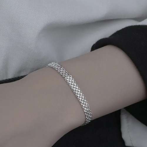 925 Silver Multi Layer Braided Bracelet