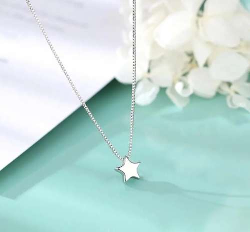 925 Silver Star Necklace