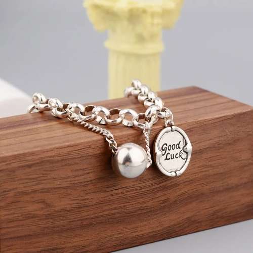 925 Silver Good Luck Bracelet