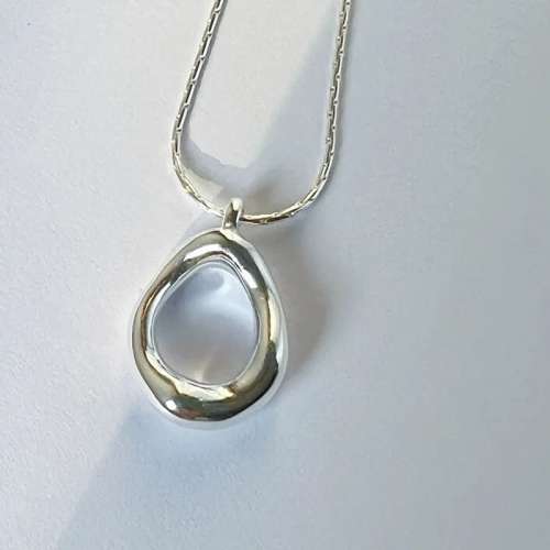 925 Silver Water Droplet Necklace