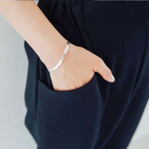925 Silver 4mm Snake Chain Bracelet