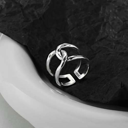 925 Silver Vintage Cross Ring