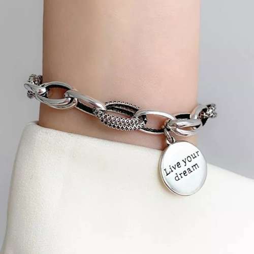 925 Silver -Live your dream- Bracelet