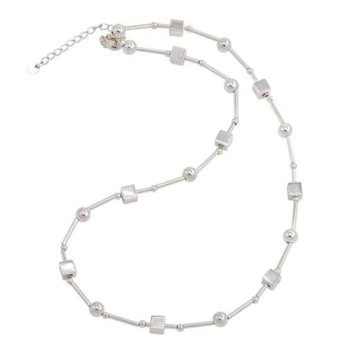 925 Silver Beads Necklace