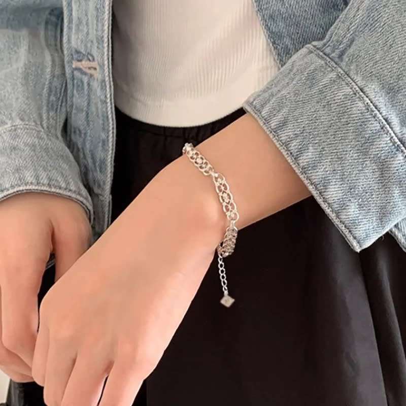 925 Silver Lace Bracelet