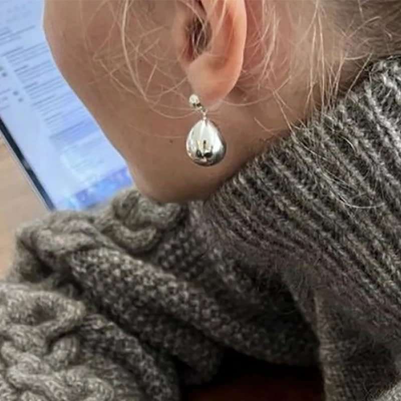 925 Silver Water Drop Earrings