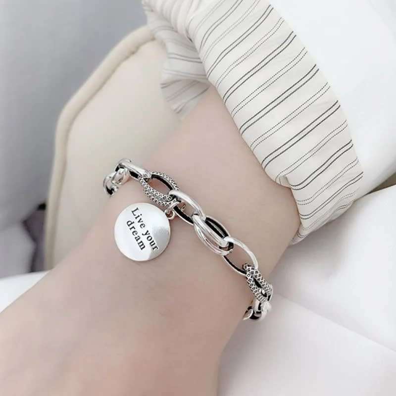 925 Silver -Live your dream- Bracelet