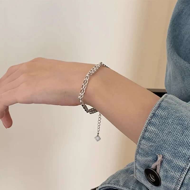925 Silver Lace Bracelet