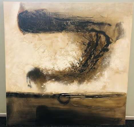 ABSTRACT OIL PAINTINGS SET (COLLECTION JHB ONLY)