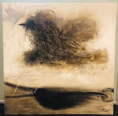 ABSTRACT OIL PAINTINGS SET (COLLECTION JHB ONLY)