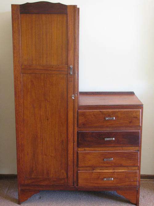 Teak Wardrobe cum Chest