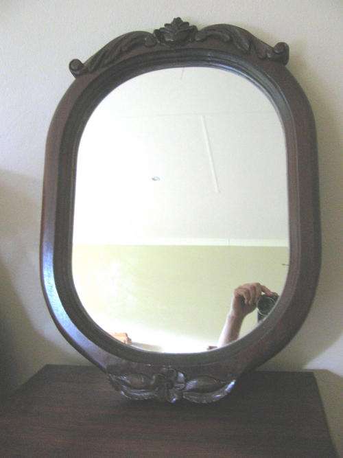 Teak Mirror