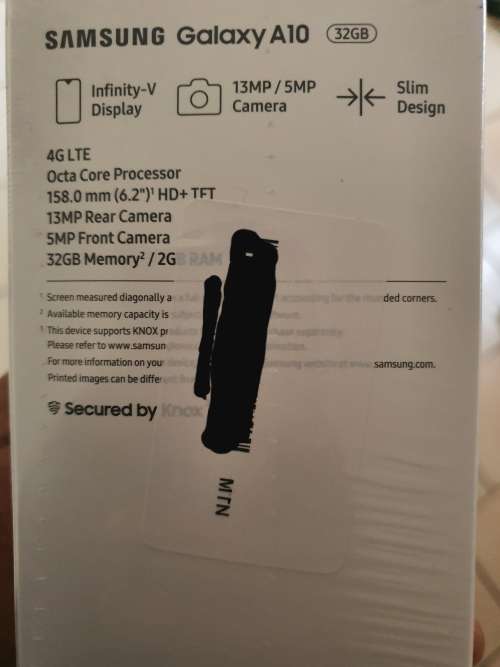 SAMSUNG GALAXY A10 32GB *BRAND NEW SEALED MTN STOCK WITH WARRANTY* CRAZY WEDNESDAY*