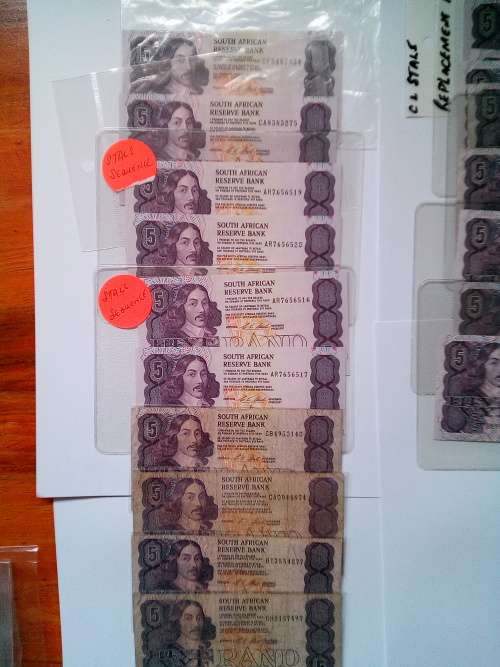 REP of SOUTH AFRICA  banknotes ( 276 notes )