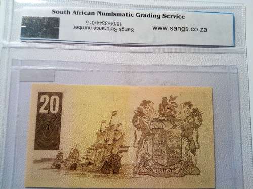 1981 GPC de KOCK  R20 note  ( 1st Issue ) ( GRADED 70 ) ( Finest Example of this note available)