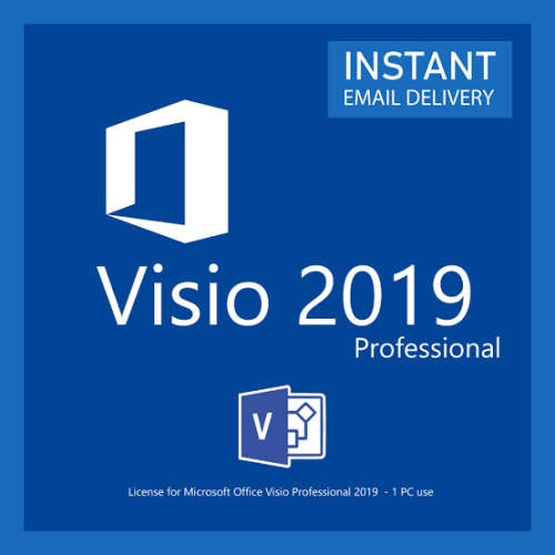 Microsoft Visio Professional 2019 Online License Key + Official Download link. Instant Delivery